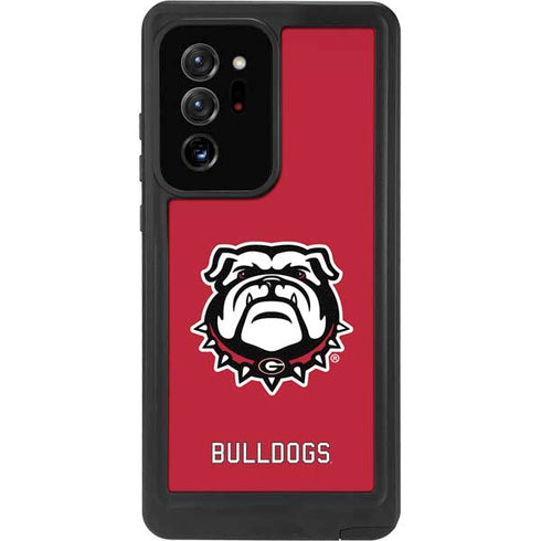 University of Georgia Bulldogs Logo Galaxy Note20 Ultra 5G Waterproof Case